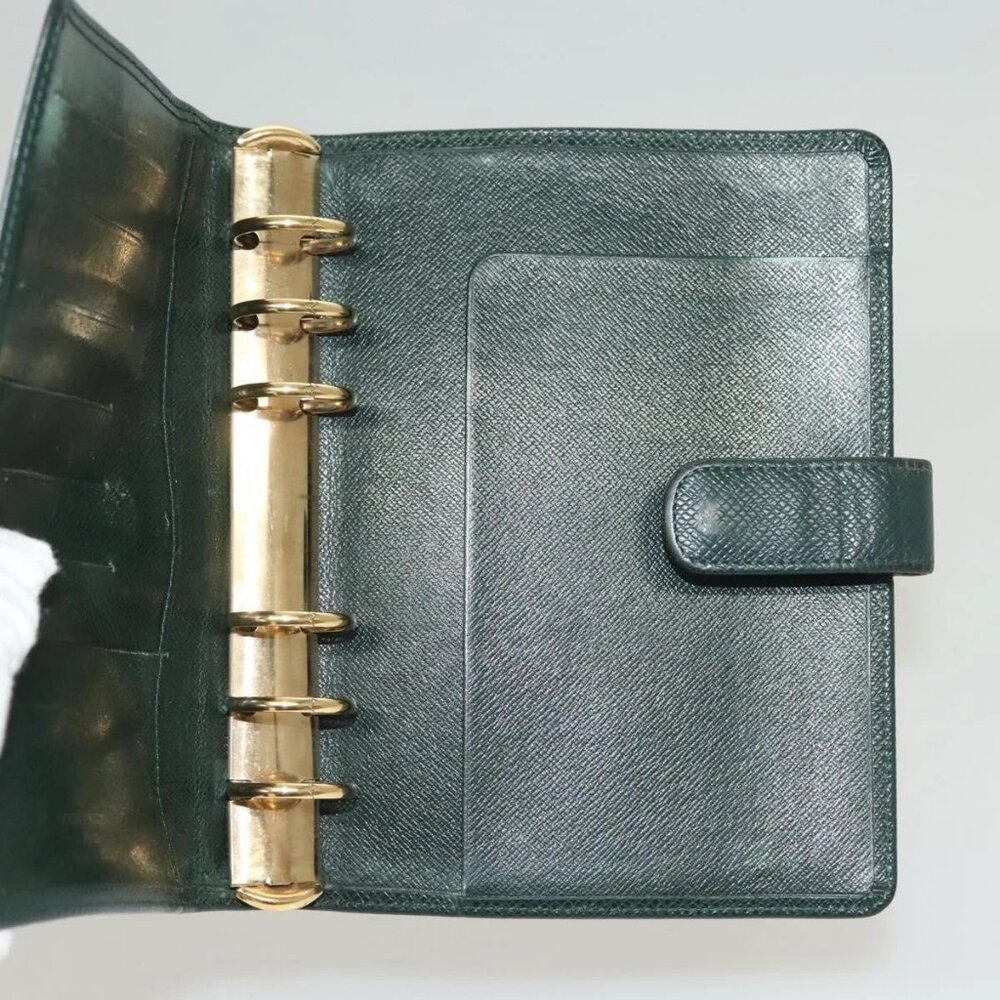 LOUIS VUITTON Taiga Agenda MM Day Planner Cover Epicea - Picture 13 of 16